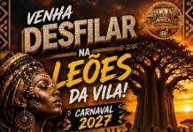 Leões da Vila abre inscrições para o Carnaval 2027 e convoca comunidade para fazer parte da família leonina