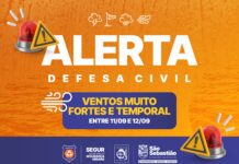 Defesa Civil mantém São Sebastião em atenção para chuva forte, ventos e risco de deslizamentos