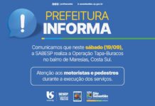 Operação Tapa Buracos da Sabesp recupera trechos afetados pelas chuvas nas ruas de Maresias