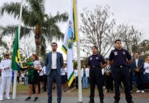 Hasteamento das bandeiras abre celebrações do 7 de Setembro em São Sebastião