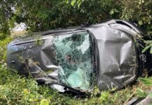 Capotamento de veículo na Rodovia Rio-Santos mobiliza equipes de atendimento na região de Guaecá