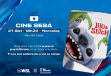 São Sebastião amplia programação da WSL com Cine Seba e cinema gratuito em Maresias neste domingo