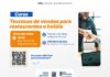CIP abre inscrições para curso de Técnicas de Vendas para restaurantes e hotéis em Barra do Una