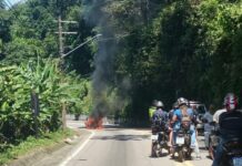 Resposta rápida libera trecho da Rio-Santos após incêndio de veículo no km 158, na Costa Sul