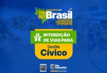Rua da Praia tem bloqueios para Corrida da Independência e Desfile Cívico de 7 de Setembro