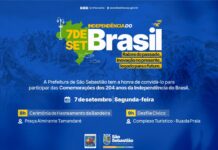 São Sebastião celebra 7 de Setembro com Cerimônia de Hasteamento e Desfile Cívico no Centro