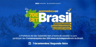 São Sebastião celebra 7 de Setembro com Cerimônia de Hasteamento e Desfile Cívico no Centro