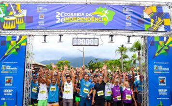 Mais de 2 mil atletas enfrentam chuva e participam da Corrida da Independência em São Sebastião