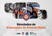 Defesa Civil realiza simulados e prepara moradores para situações de emergência em Boiçucanga