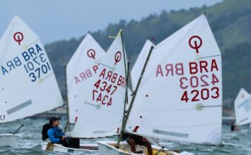 São Sebastião recebe etapa do Ranking Paulista da Classe Optimist na praia do Porto Grande