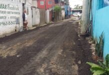 Prefeitura realiza perenização de via para melhorar tráfego, segurança e acessibilidade em Cambury