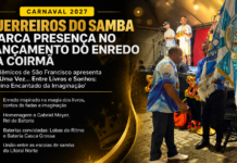 Guerreiros do Samba marca presença no lançamento do enredo da coirmã Acadêmicos de São Francisco e reforça a união do Carnaval do Litoral Norte
