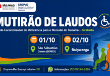 Mutirões de laudos ampliam acesso de pessoas com deficiência ao mercado de trabalho no litoral paulista