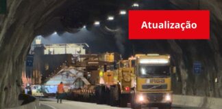 Atualização de passagem de carga especial pela Tamoios