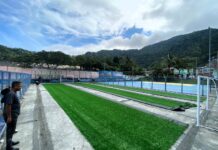 Prefeitura revitaliza campo Society da Área de Lazer do Itatinga para incentivar a prática esportiva