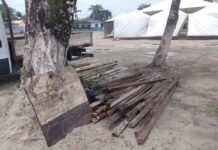 Ação em Boraceia apreende materiais de construção após denúncia de invasão em área pública
