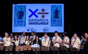 Banda Municipal e estudantes emocionam final do Matemática Vanguarda com trilhas de cinema
