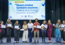 Exposição ‘Quem ensina também escreve’ reúne produção literária de professores em São Sebastião