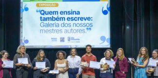 Exposição ‘Quem ensina também escreve’ reúne produção literária de professores em São Sebastião