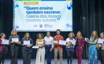 Exposição ‘Quem ensina também escreve’ reúne produção literária de professores em São Sebastião
