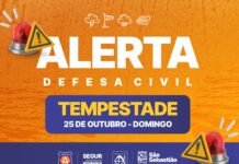 Defesa Civil de São Sebastião alerta para possibilidade de tempestade e agitação marítima no domingo