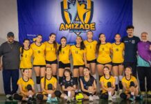 São Sebastião estreia com vitórias e define próximos adversários na Copa Amizade de Voleibol sub-15