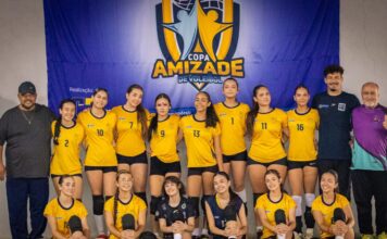 São Sebastião estreia com vitórias e define próximos adversários na Copa Amizade de Voleibol sub-15