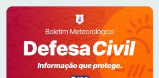 Defesa Civil monitora avanço da frente fria e previsão de chuvas e rajadas de vento no feriado