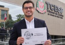 São Sebastião recebe Selo Prata do TCE-SP por boas práticas de gestão e atendimento ao cidadão