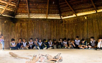 Prefeitura de São Sebastião leva alunos ao Território Indígena Rio Silveira para atividade educativa